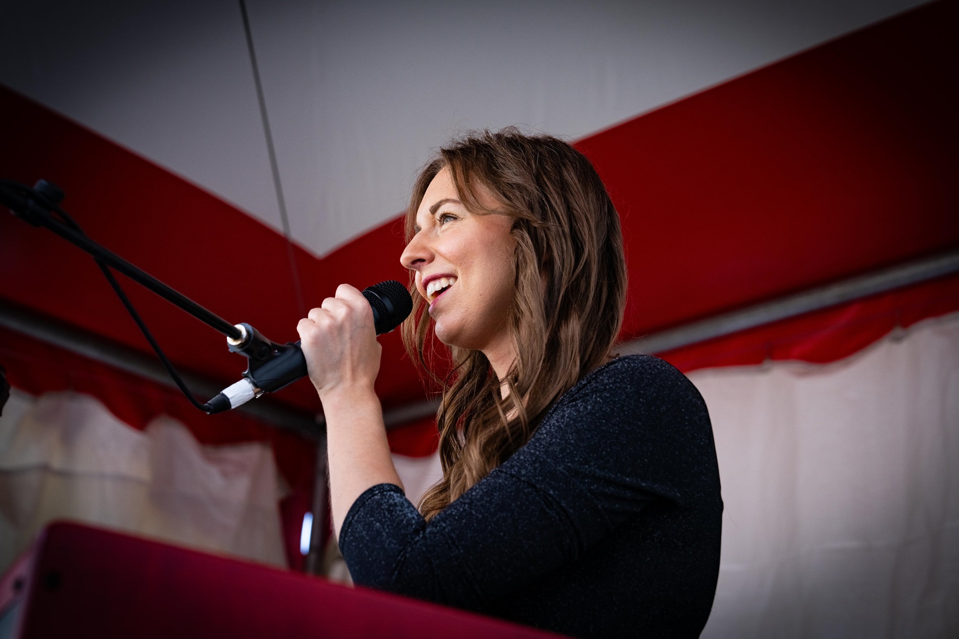 Awake & Dreaming's Sasha Kristoff performing at CNE Canadian National Exhibition Toronto